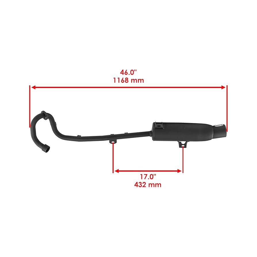 Amazon.com: Caltric Muffler with Pipe Gasket Compatible with